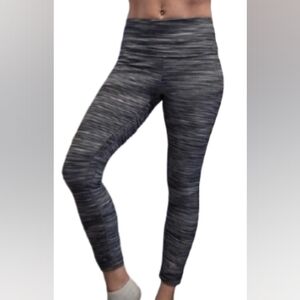 Lululemon ALIGN Pant II Legging 8 Black White Heathered Herringbone 25" Like New